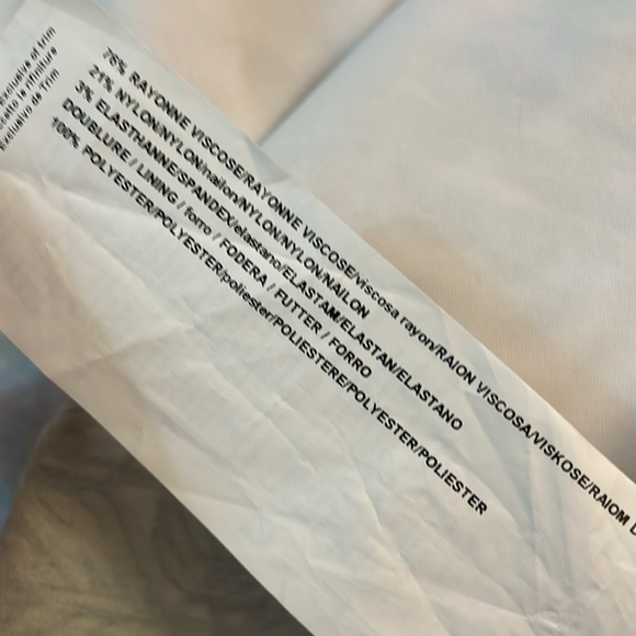 Joseph Ribkoff White Floral Print Front Zip Women's Dress Size 10 - Picture 7 of 8